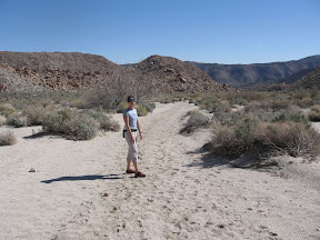 Time to hike back down the wash