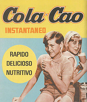 Cola cao vintage poster