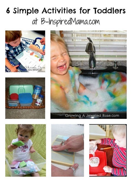 toddler activities collage