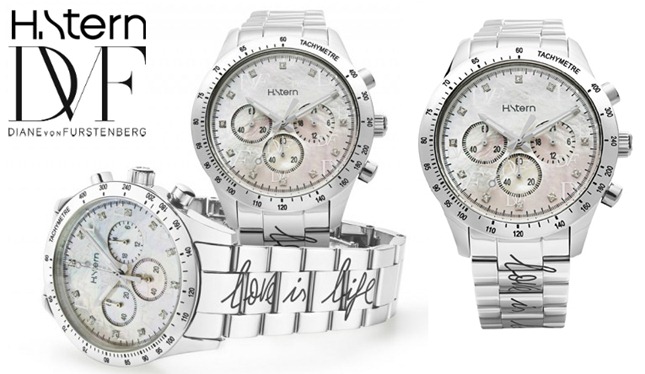 Novo relógio Diane Von Furstenberg e H.Stern chega às lojas – “Power Watch”. Diane Von Furstenberg H Stern relogio power watch