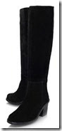 Willow by Kurt Geiger Knee High Black Suede Boots