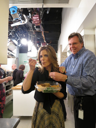 Natalie digs in