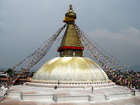 Once the biggest stupa in the world - Bodhnath - Kathmandu Valley