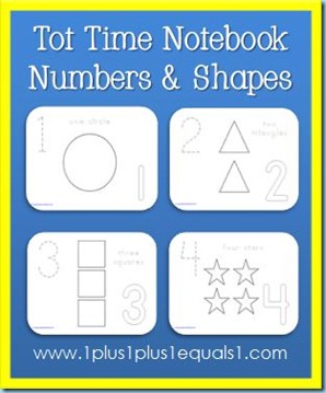 Tot Time Numbers and Shapes