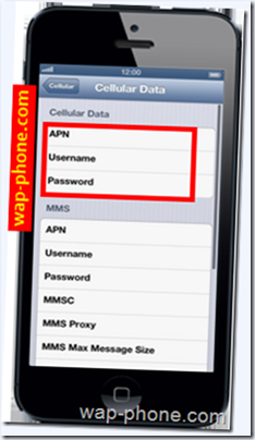 APN Settings for  iPhone 5  Cingular Blue formerAT&T  United states | GPRS|Internet|WAP| MMS | 3G |Manual Internet