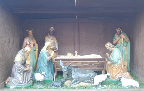 The creche submitted by the Welsh family.