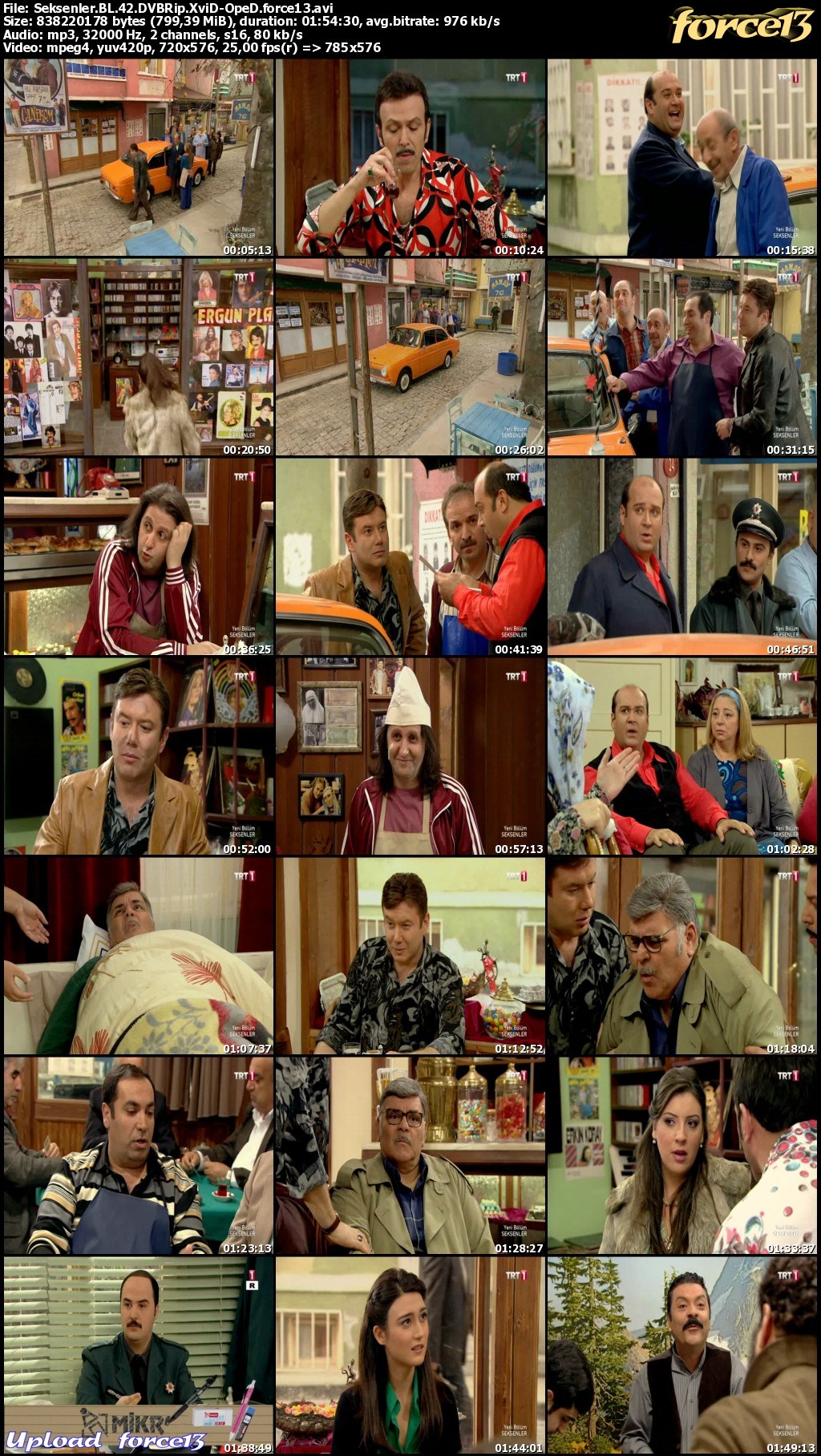 Seksenler BL 42 DVBRip XviD OpeD force13 Seksenler BL 42 DVBRip XviD OpeD force13