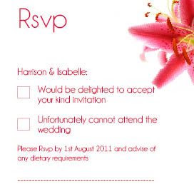 RSVP Card