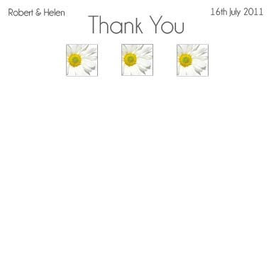 Thank You Notepaper