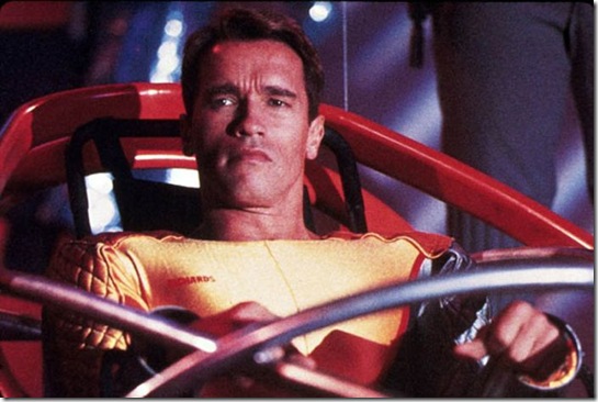 VARIOUS...No Merchandising. Editorial Use Only Manadatory Credit: Photo by SNAP / Rex Features (390871at) FILM STILLS OF 'RUNNING MAN' WITH 1987, PAUL MICHAEL GLASER, ARNOLD SCHWARZENEGGER IN 1987 VARIOUS 