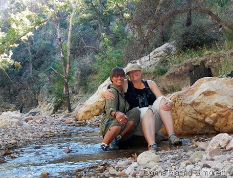 3. donna and kathie at cave creek 2013