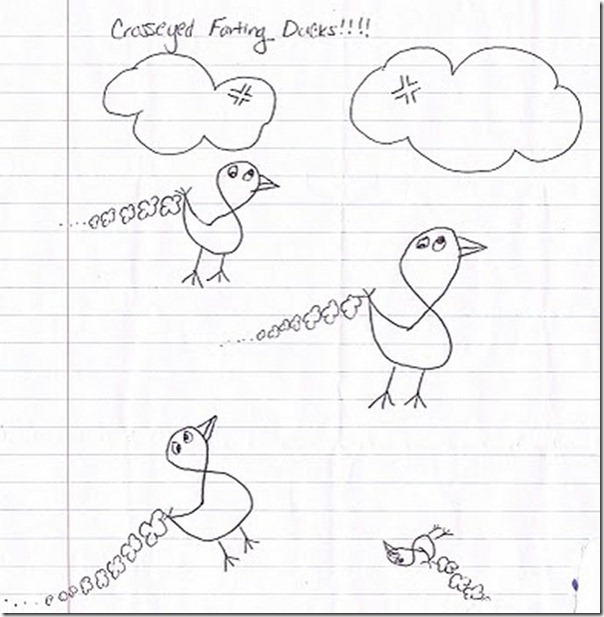 Desenhos bizarros de crianças (9)