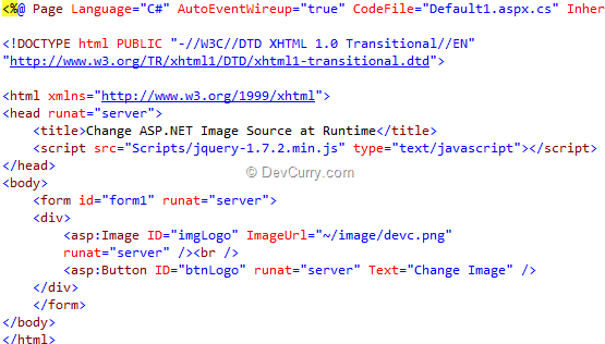 DevCurry: jQuery: Change ASP.NET Image Source at Runtime