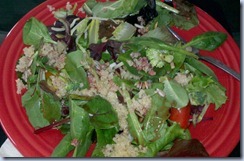 salad with quinoa