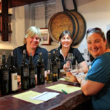 Natalie With The Cunning and Devious Duo at Langmeil Winery - Adelaide, Australia