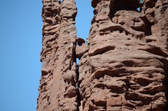 Climbing the Fisher Towers