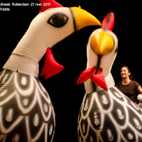 Boekids in de Bibliotheek Rotterdam 21 mei 2011. Bijzondere poppentheatervoorstelling uit BraziliË: Theatro Munganga met Bichos do Brasil.