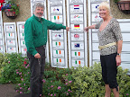 Nach 2 x Christof Wandratsch der 2.Deutsche in der "Hall of Fame" des Varne Ridge - mit David und Eve.