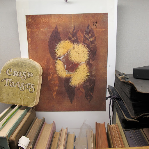 This is a Japanese print that Fritz found and hung on his wall.