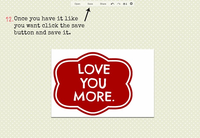 Love you more Valentine Bag Tutorial 7