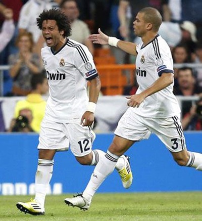 Gol de Marcelo en el partido Real Madrid 3 vs Manchester City 2 Gol de Marcelo en el partido Real Madrid 3 vs Manchester City 2