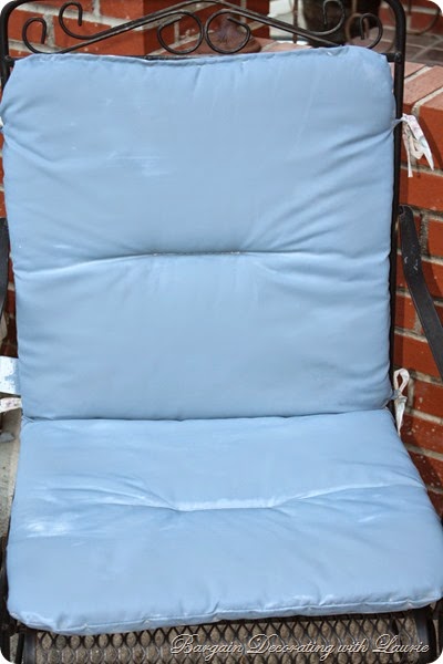 CHALK PAINTED OUTDOOR CUSHIONS