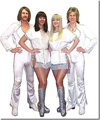Homemade ABBA costume - All Halloween