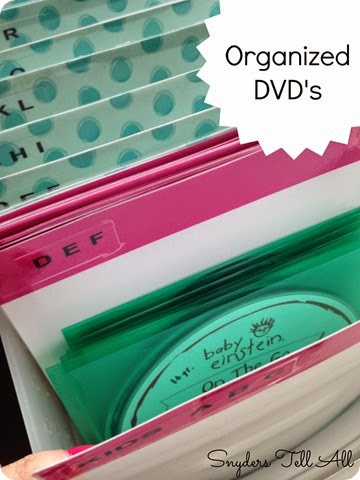 Organized dvd's
