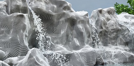 waterfall 3D wire