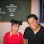 Ali Wong and me - This is us after a gig at the SF Punchline....one can never get a serious face out of her.