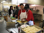 Professional chefs guide and train workers at Liberty's Kitchen's café and catering business as well as in the school cafeteria. Participants go on to jobs in the culinary field and beyond.
