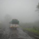 Dhuka..fog..Clouds and Heavy rains ..bus at 10 feet 1248534675787