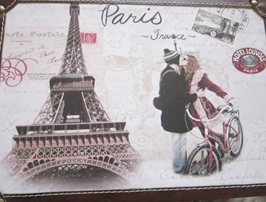 paris suitcase, bitsandtreats