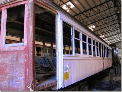 IMG_5026 Portland Electric Power Company 1908 Interurban Car #1067 at Antique Powerland in Brooks, Oregon on July 31, 2010