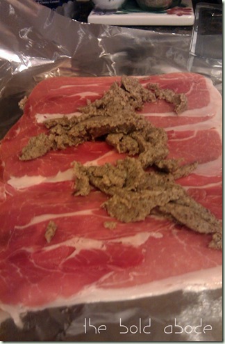 Proscuitto Ham, Shitake Mushrooms, Beef Wellington