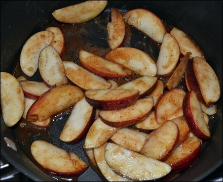 cooked apples