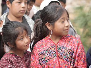 Children at opening ceremony, Sienna Project 2011 Guatemala trip to help build school in Palanquix, Solala, Guatemala. Photos by TOM HART
