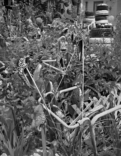 L.V. Hull garden, Kosciusko, Mississippi, 2001. L.V. Hull garden, Kosciusko, Mississippi, 2001.