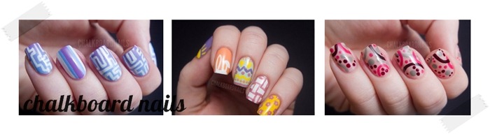 chalkboard nails