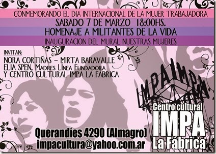 07 - 03 - 15 - Acto Mujeres Militantes en IMPA