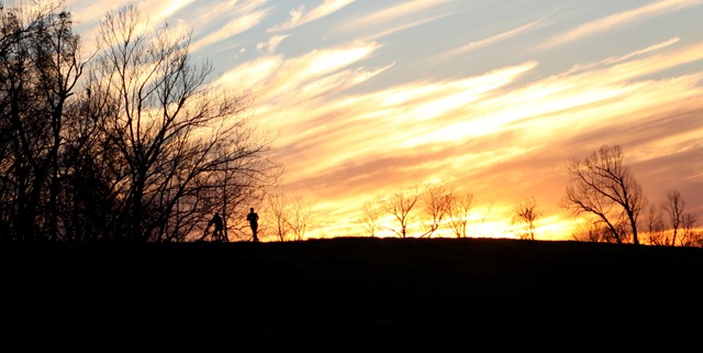 Photos of the Girls on the Geaux running the Mississippi River levee during the Rouge-Orleans ultramarathon relay on Feb. 11-12, 2012.