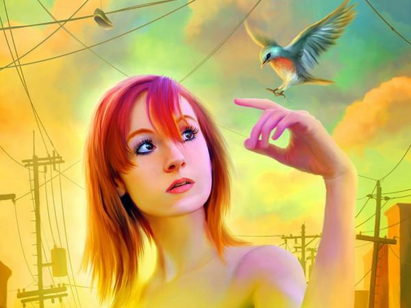 A Girl And Flying Bird, Magic Beauties 3