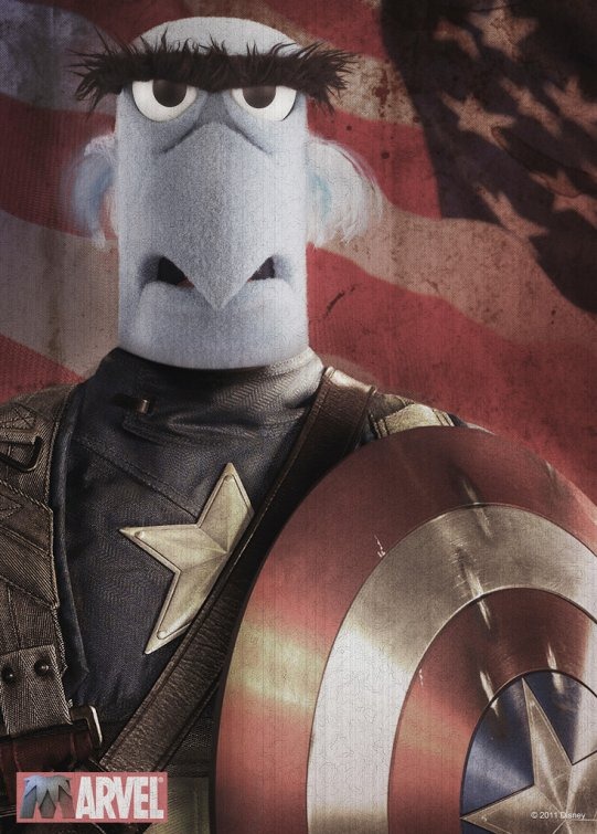 Amerika Kapitányosított Muppets poszter