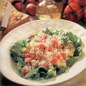 Potato Salad Parmesan Tomato