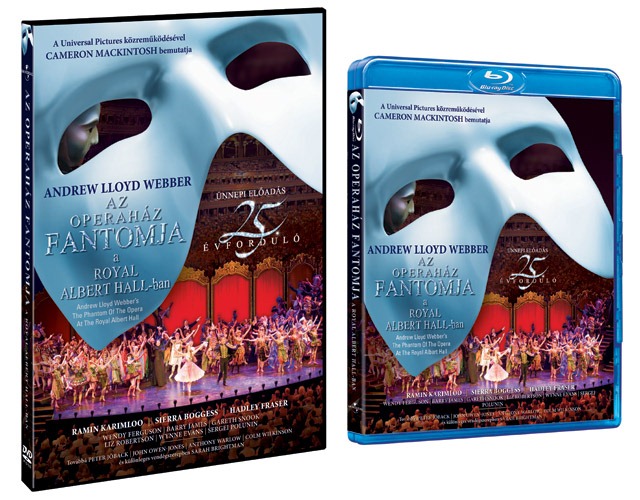 Az Operaház fantomja a Royal Albert Hallban DVD-n és BD-n