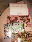 Some of the confetti from ConfettiSystem.