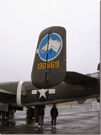 IMG_6853 B-25 Bomber Tail in Aurora, Oregon on June 9, 2007