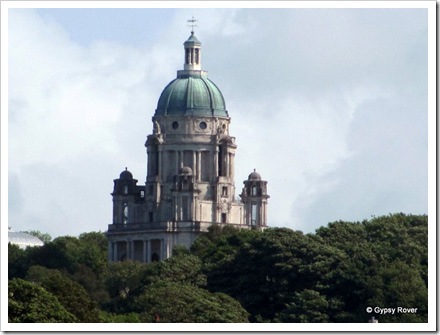 The Ashton Memorial Folly. Built by Lord Ashton for his late wife.  Built in 1909 it's used as an exhibition & concert hall.