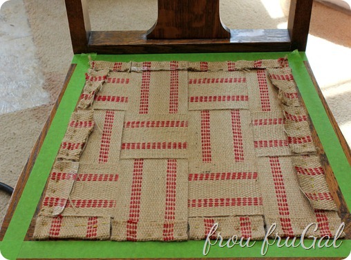 Woven Upholstered Chair Seat 025-002-1