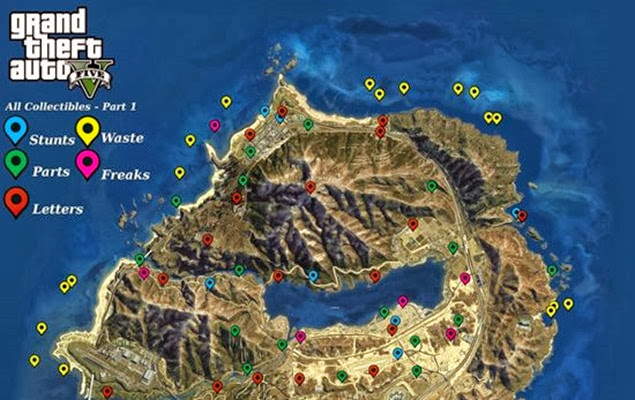 grand theft auto 5 collectibles map 01b
